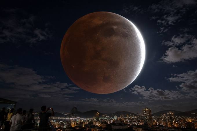 Uma Lua quase toda mordida pela sombra da Terra: o eclipse desta sexta de madrugada