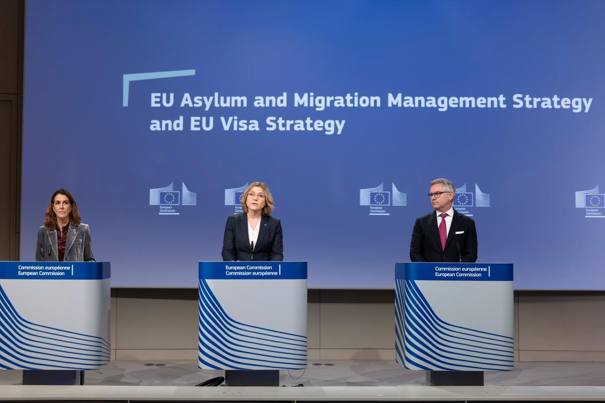 Coletiva da Comissão Europeia sobre asilo e migração