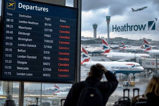 Caos aéreo no Reino Unido — NATS